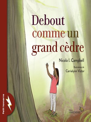 cover image of Debout comme un grand cèdre